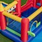 Inflatable Water Slide Bounce House with Splash Pool Ball Pit Climbing Wall Multi Color